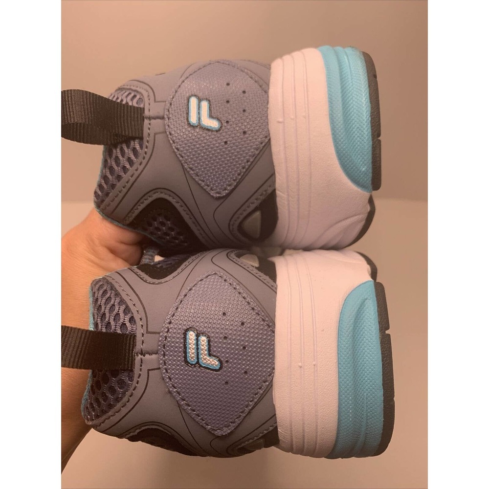 FILA Womens WINDSHIFT 15 Running Shoes Gray Teal sz 11 Gym exercise - Picture 2 of 4